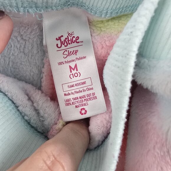 Justice Girls Medium Tie-Dye Long Sleeve Pajamas - Picture 10 of 13